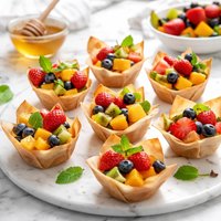Wonton Fruit Cups