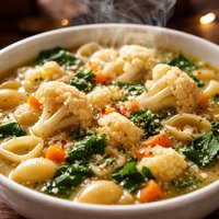 Ww 2 Pt Pasta and Cauliflower Soup