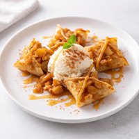 Ww 4 Points Apple Cinnamon Wontons a La Mode