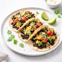 Ww 6 Points Black Bean Avocado and Tomato Tacos