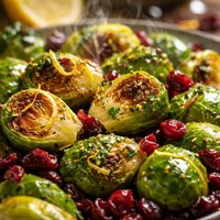 Ww Brussels Sprouts with Dried Canberries and Lemon 3 Pts