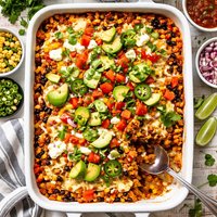 Ww Layered Tortilla Bake Casserole
