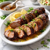 Ww North Carolina Bbq Pork Tenderloin with Mop Sauce