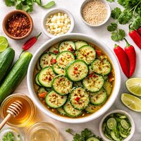 Ww Sweet Hot Marinated Cucumbers 0 Points