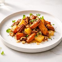 Yams or Sweet Potatoes with Pineapple and Nuts
