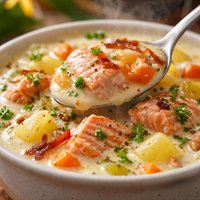 Yankee Salmon Chowder