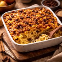 Yellow Kugel Aka Sweet Noodle Pudding