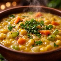 Yellow Split Pea Soup Vegetarian Vegan