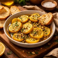 Yellow Squash in Dipping Oil