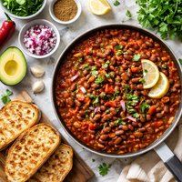 Yemen Style Kidney Beans and Toast Aka Fasoolia or Fool