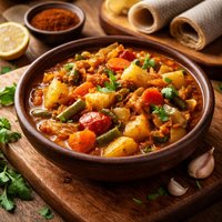 Yetakelt W Et Spicy Mixed Vegetable Stew