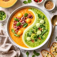 Yin Yang Melon Soup