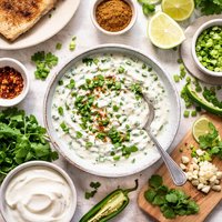 Yogurt Cilantro Sauce for Fish