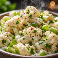 Yogurt Dressed Cauliflower