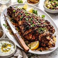 Yogurt Marinated Leg of Lamb North Africa