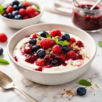 Yogurt with Berry Compote
