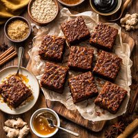 Yorkshire Parkin Sticky Oatmeal Gingerbread for Bonfire Night