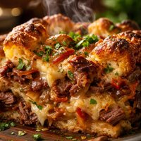 Yorkshire Strata for Leftover Pot Roast
