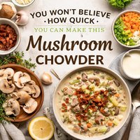 You Won T Believe How Quick You Can Make This Mushroom Chowder
