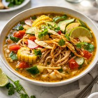 Yucatan Style Chicken and Vegetable Soup