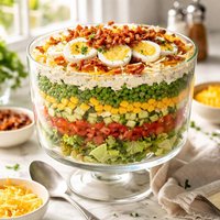 Yummy 7 Layer Salad