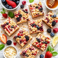 Yummy Berry Squares