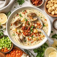 Yummy Boston Clam Chowder