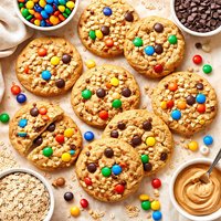 Yummy Candy Monster Cookies