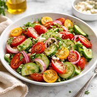 Yummy Cucumber and Tomato Salad