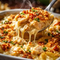 Yummy Easy Scalloped Chicken Casserole