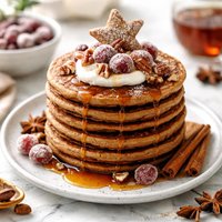 Yummy Gingerbread Pancakes