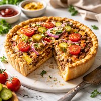 Yummy Hamburger Quiche