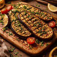 Yummy Low Carb Low Fat Grilled Eggplant Aubergine