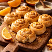 Yummy Mini Orange Rolls