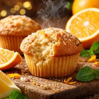 Yummy Orange Yogurt Muffins