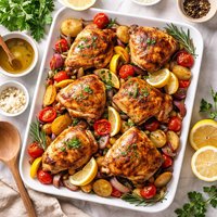 Yummy Oven Blasted Chicken