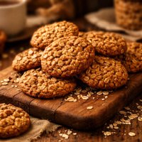 Yummy Toasty Oat Cakes Crunchy Breakfast Cookies