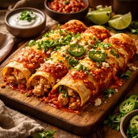 Yummy Turkey Enchiladas