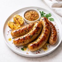 Yummy Turmeric Glazed Beer Bratwursts