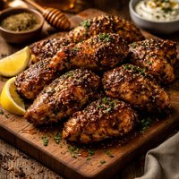 Za Atar Honey Wings or Thighs Oven Roasted