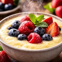 Zabaglione with Fresh Berries