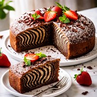 Zebra Cake from the King