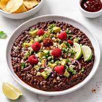 Zesty Raspberry Chipotle Black Bean Dip