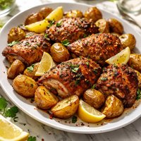 Zesty Roasted Chicken and Potatoes