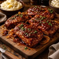 Zesty Slow Cooker Crock Pot Pork Chop Barbecue