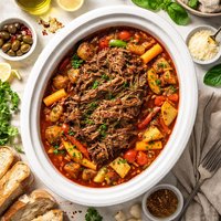 Zesty Slow Cooker Italian Pot Roast