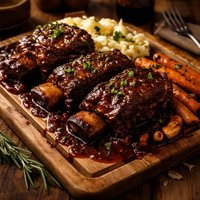 Zinfandel Braised Beef Short Ribs