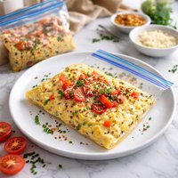 Ziploc Bag Omelet Eggs in a Hurry