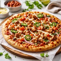 Zippy Chicken Salsa Pizza