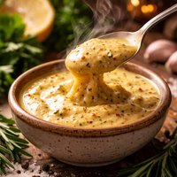 Zippy Mustard Sauce for Sirloin Steaks or Roasts